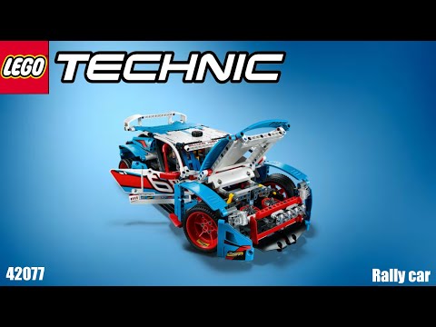 Lego Technic 42077 Rally Car - Lego Speed Build