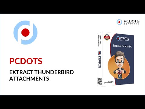 PCDOTS Thunderbird Attachment Extractor video tutorial, click to play