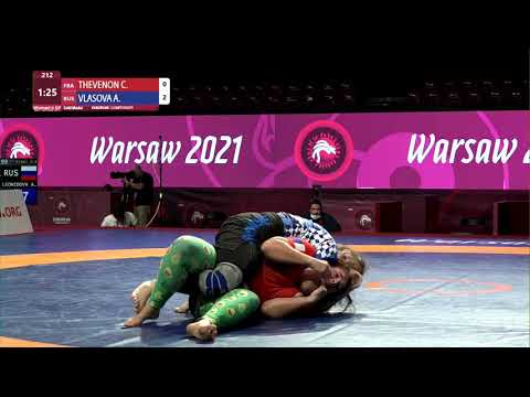 GOLD Women's GP No-Gi - 90 kg: C. THEVENON (FRA) v. A. VLASOVA (RUS)