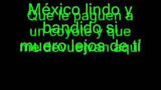 Cartel De Santa - Mexico Lindo Y Bandido Lyrics