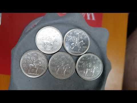 1973 Canadian Quarters - RCMP - Royal Canadian Mounted Police