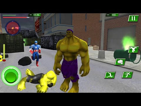 Incredible Green Monster Hero Fight City Rescue | Monster Vs Spider Vs Monster Vs Captain - GamePlay