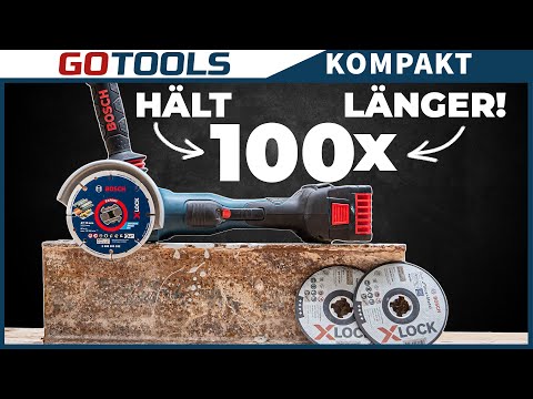 Unzerstörbar? Bis zu 100x längere Lebensdauer | NEU: BOSCH EXPERT DIAMOND METAL WHEEL X-LOCK