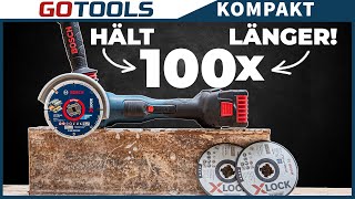 Unzerstörbar? Bis zu 100x längere Lebensdauer | NEU: BOSCH EXPERT DIAMOND METAL WHEEL X-LOCK