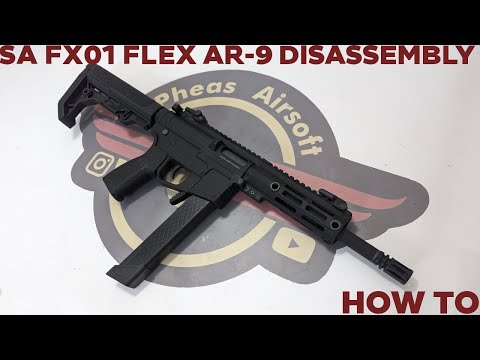 [HOW TO] Specna Arms SA-FX01 FLEX AR-9 SMG - Disassembly for repair or maintenance