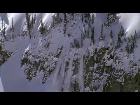 Trevor Thomas freeskiing in the Jackson Hole Backcountry