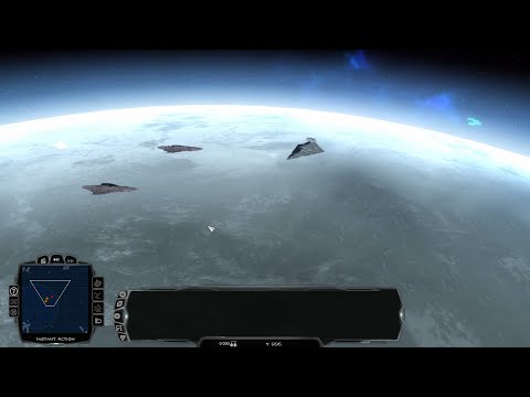 MC80 Libertys vs Imperial star destroyer (TR Mod)