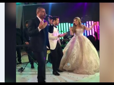 عمرو دياب يشعل حفل زفاف إسماعيل وهدير.. والعروسة حلمي اتحقق