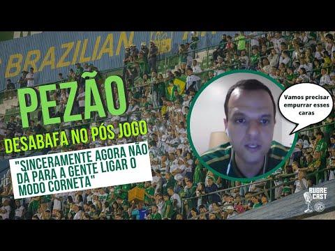 🎙️🗣️ Lucas Pezão desabafa no pós jogo de Guarani 1x0 Náutico