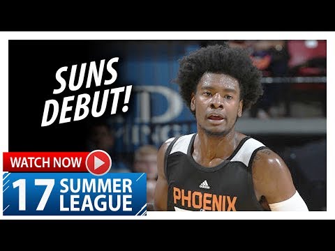 Josh Jackson Full Suns Debut Highlights vs Kings (2017.07.07) Summer League - 18 Pts, 8 Reb