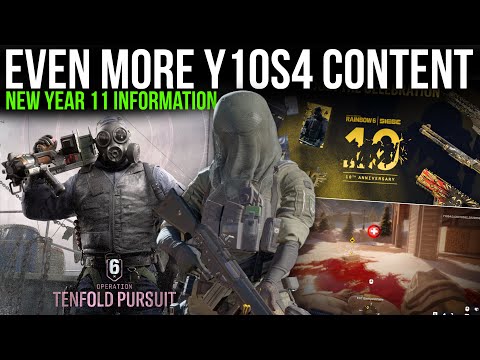 EVEN MORE CONTENT Coming in Y10S4 and Y11 of Rainbow Six Siege!