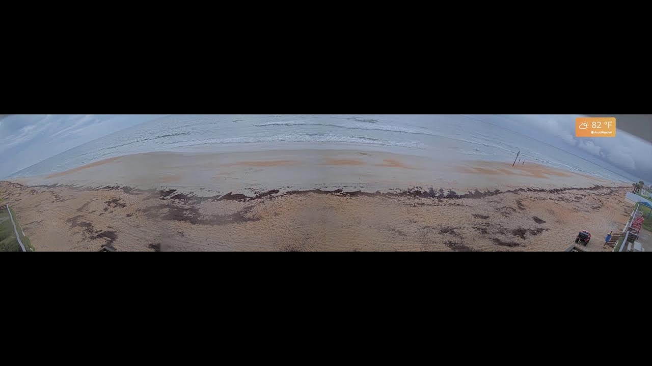 Live webcam view of Ormond-By-The-Sea Beach Panorama