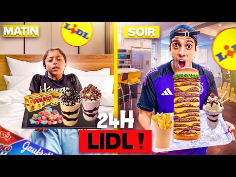 ON MANGE LES NOUVEAUTÉS FAST FOOD LIDL PENDANT 24H ! 😍 ( Incroyable)