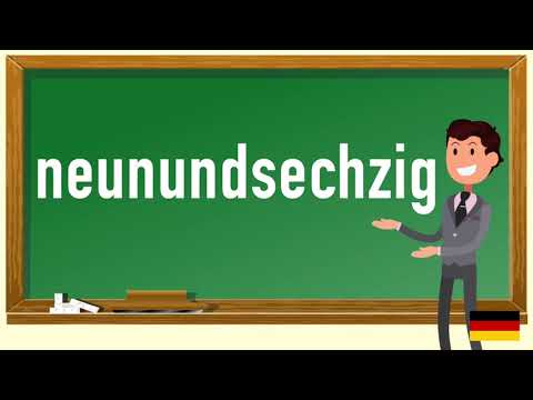 How to pronounce neunundsechzig  in German