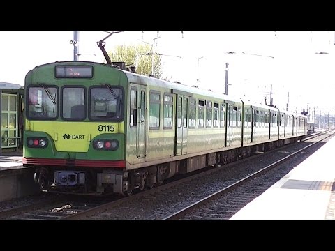 IE 8300 Class Dart Train number 8334 - Clontarf Road, Dublin
