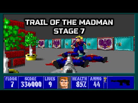 Old Games - Wolfenstein 3D / Episode 5 Stage 7 / PC Gameplay