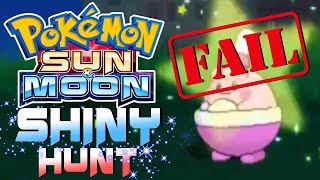 SHINY FAIL HAPPINY Live Reaction Pokemon Sun & Moon