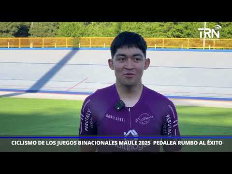 Ciclismo de los Juegos Binacionales Maule 2025 pedalea rumbo al éxito