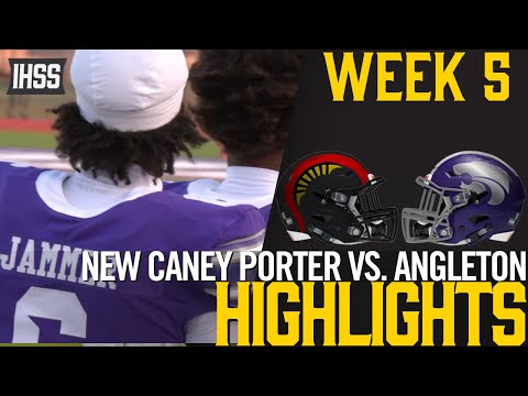 Unbeaten Angleton Triumphs: Wildcats Rule Over Porter 56-10