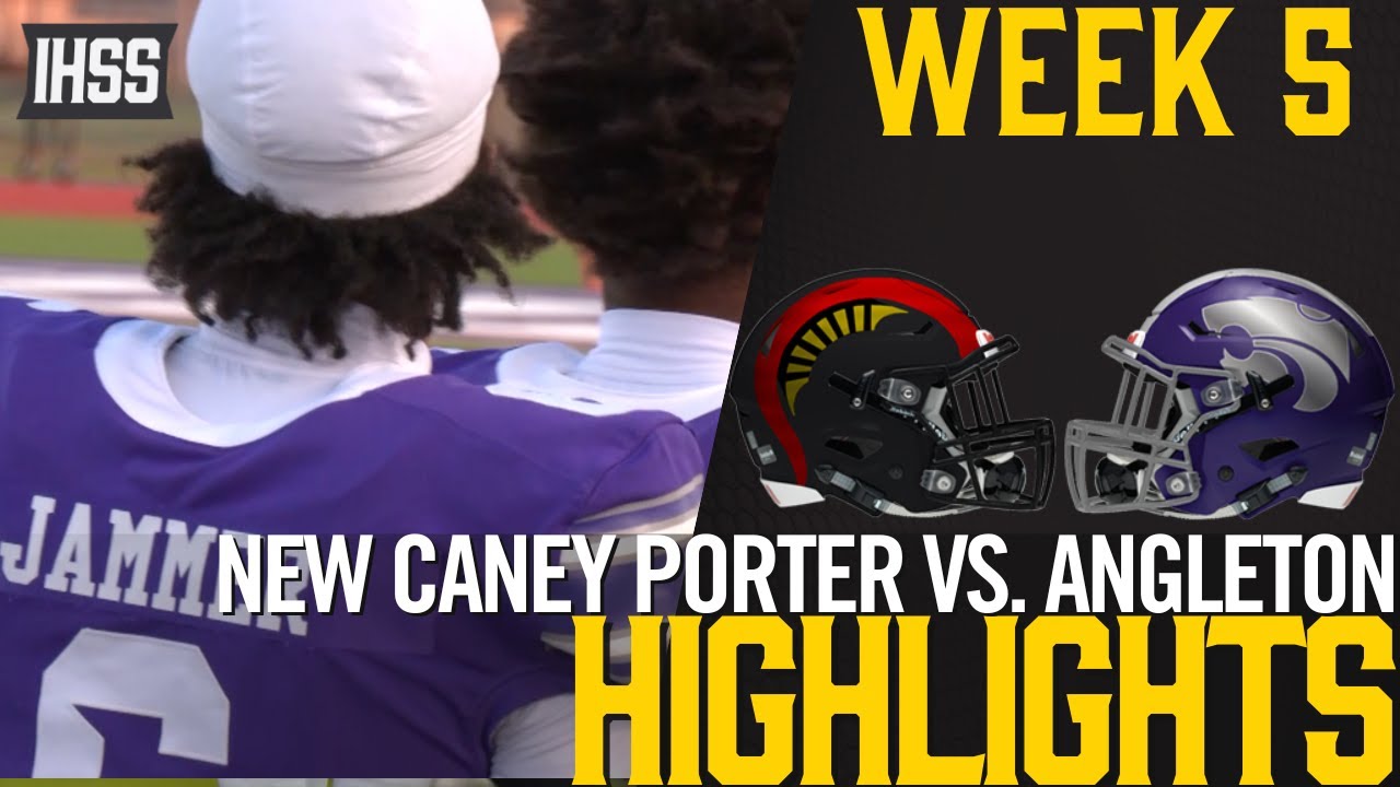 Unbeaten Angleton Triumphs: Wildcats Rule Over Porter 56-10