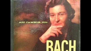 Agi Jambor plays Bach Toccata in G minor BWV 915