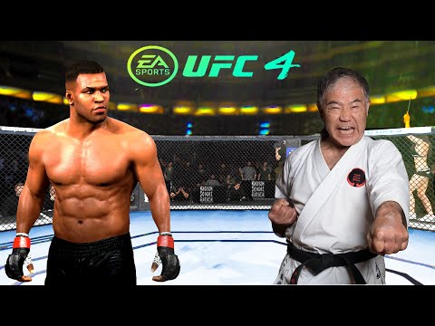 UFC 4 l Mike Tyson vs. Old Master Aikido (EA SPORTS UFC 4) mma wwe