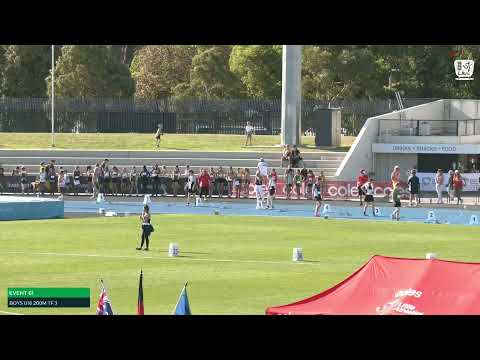 Boys U16 200m Timed Final 3: 2022/23 State Track and Field Championships