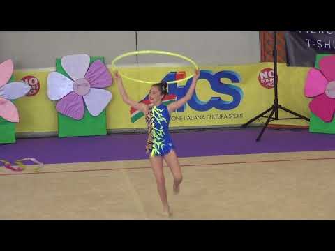 Letizia Marmaglio cerchio - Nazionali AICS Lucca 2018