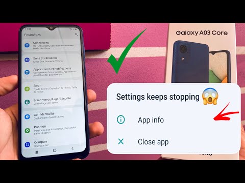 settings app not opening in samsung A03 core | how to fix setting not open in android