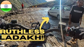 Ruthless off-roading! Most beautiful ride in Ladakh, Suru valley! India Motorcycle travel vlog EP46