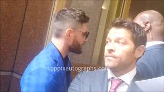 Supernatural Cast signs autographs for TopPix