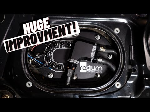 HUGE Fuel System Upgrade! Radium Dual Fuel Pump Hanger Install; 2005 Subaru WRX/STI.