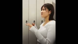 岡田桃佳アナ#白ニット#パイ