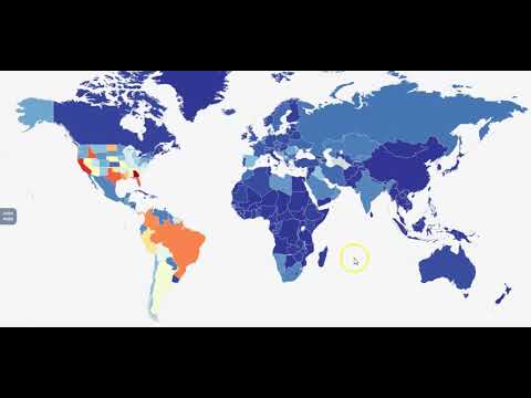 Make your own World map with the latest Coronavirus (COVID-19) data