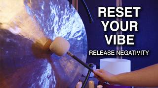 Reset Your Vibe: Negative Energy Release Frequencies | 299hz + 76hz