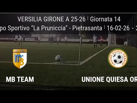 MB TEAM 🆚 UNIONE QUIESA