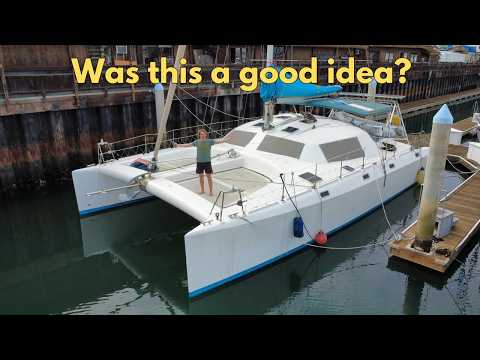 I just bought a CHEAP & NEGLECTED 49ft Performance Catamaran