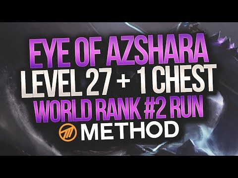 LVL 27+1 WORLD #2 MYTHIC+ Eye of Azshara - Method - Gingi Hunter POV