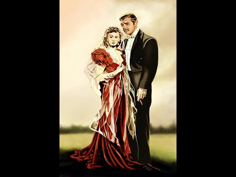 GONE WITH the WIND - SketchClub IPad Pro Digital Drawing Portraits