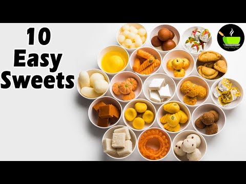10 Easy Sweets Recipes | 10 Popular Indian desserts Recipes Collection