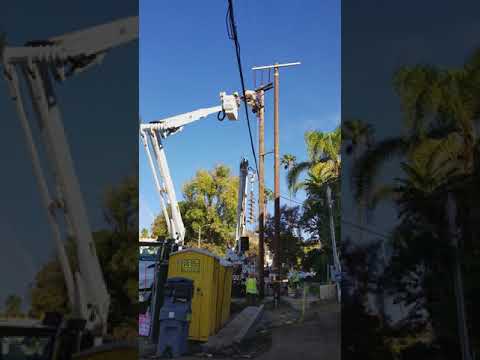 Ladwp Utility Pole And Transformer Removal Hyperlapse