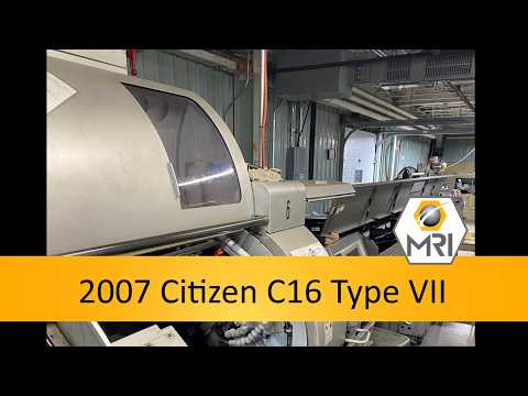 2007 CITIZEN C16 VIIA CNC Swiss Lathe | Machinery Resources International (1)