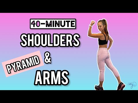 40-Minute Pyramid Shoulders, Biceps & Triceps