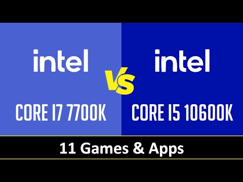 CORE I7 7700K vs CORE I5 10600K - Apps & Gaming (RTX 3090)