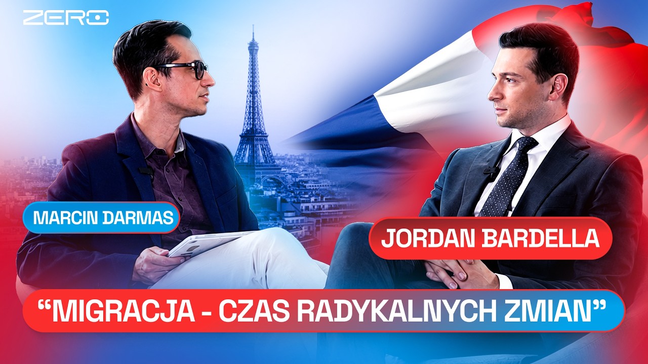 FRANCJA, UNIA, ISLAM, MIGRACJA, DUMA I CHOPIN. JORDAN BARDELLA - WYWIAD