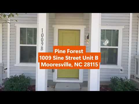 2Bd/2.5ba End Unit Townhome for Rent Near Downtown Mooresville | Move In Special 1 Month Free property video
