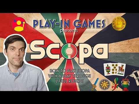How to Play Scopa - With a Play Through - 2 Full Rounds