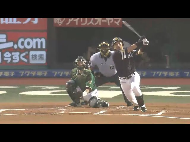 【2回表】甘い球を見逃してくれないホークス・松田の伸びる一発!! 2015/8/22 E-H