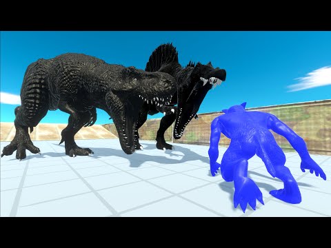 DARK T-REX & SPINOSAURUS DEATH RUN