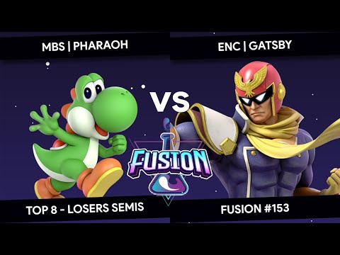 Fusion #153 - Pharaoh (Yoshi) vs Gatsby (Captain Falcon) - Top 8 - Losers Semis